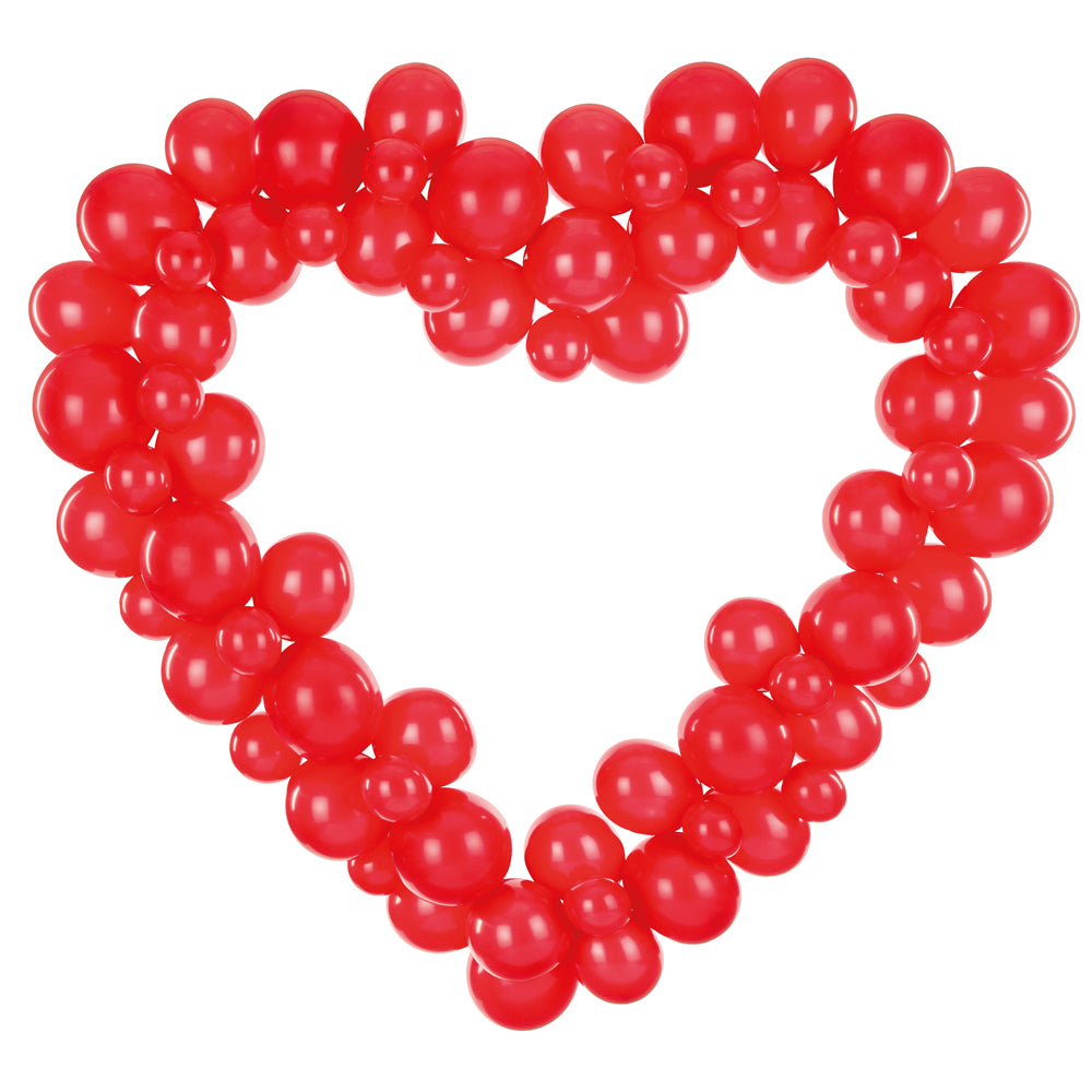 Heart Shape Balloon Garland - 1.6m