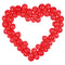 Heart Shape Balloon Garland - 1.6m