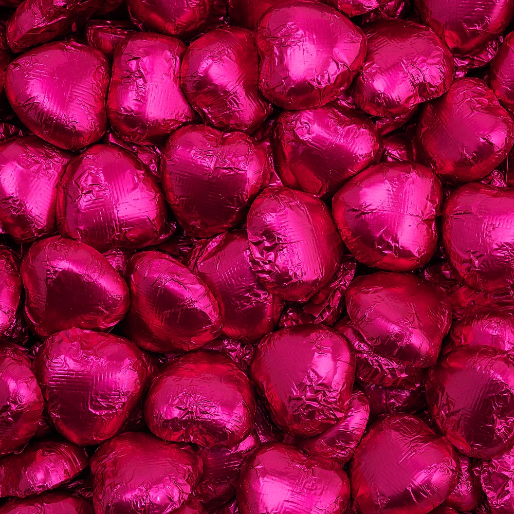 Chocolate Heart - Fuchsia Pink - 6g - Each