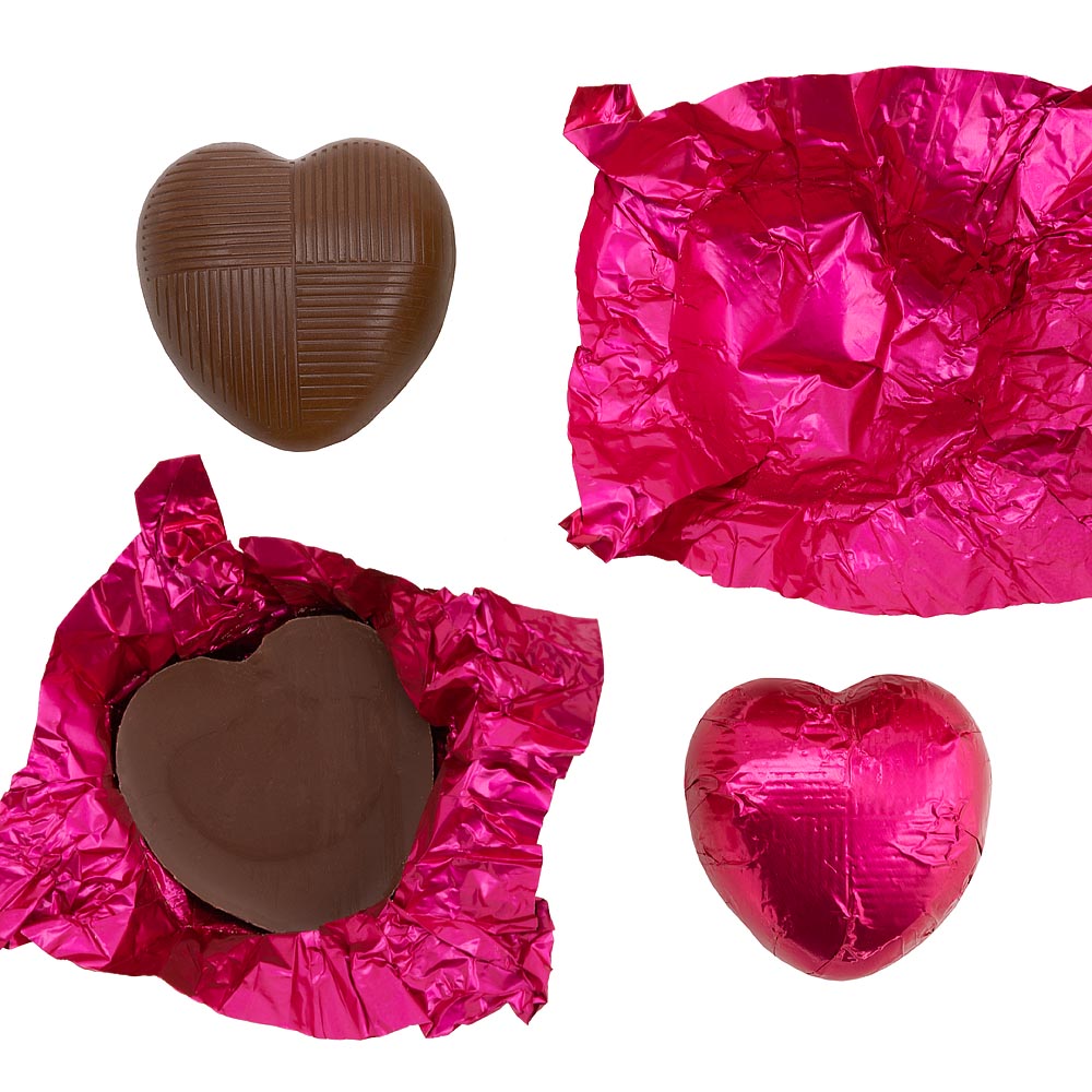 Chocolate Heart - Fuchsia Pink - 6g - Each