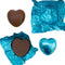 Chocolate Heart - Turquoise - 6g - Each