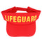 Red Lifeguard Visor Hat