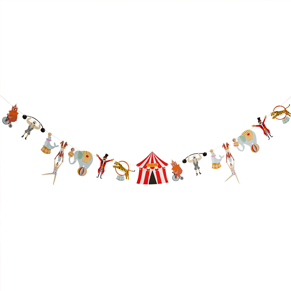 Circus Characters Card Garland - 3m