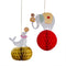 Circus Honeycomb Hanging Decorations - Pack of 2