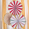 Circus Paper Fan Decorations - Pack of 3