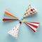 Circus Party Hats with Pom Poms - Pack of 8