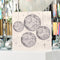 White Disco Ball Paper Napkins - Pack of 16