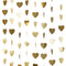 Gold Heart String Decoration Backdrop - 20m