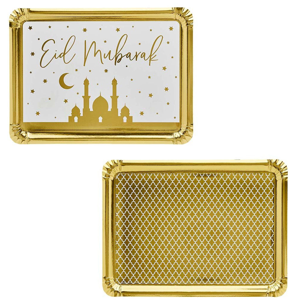 Eid Mubarak Card Food Platters - Pack of 2