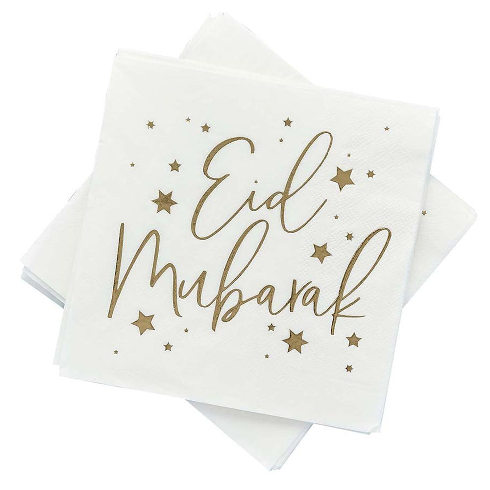 Eid Paper Napkins - 33cm - Pack of 16