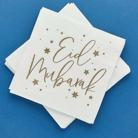 Eid Paper Napkins - 33cm - Pack of 16