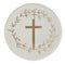 Gold Cross Paper Plates - 22.5cm - Pack of 8