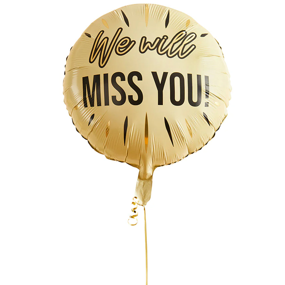 We Will Miss You! Foil Balloon - 22"