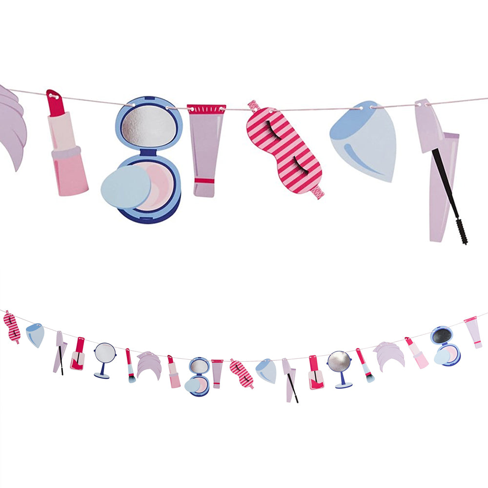 Pamper Party Card Garland - 2m