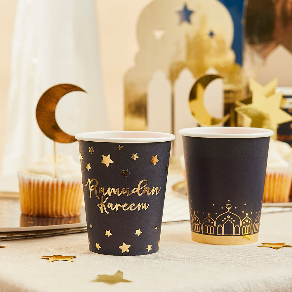 Ramadan Paper Cups - Pack of 8