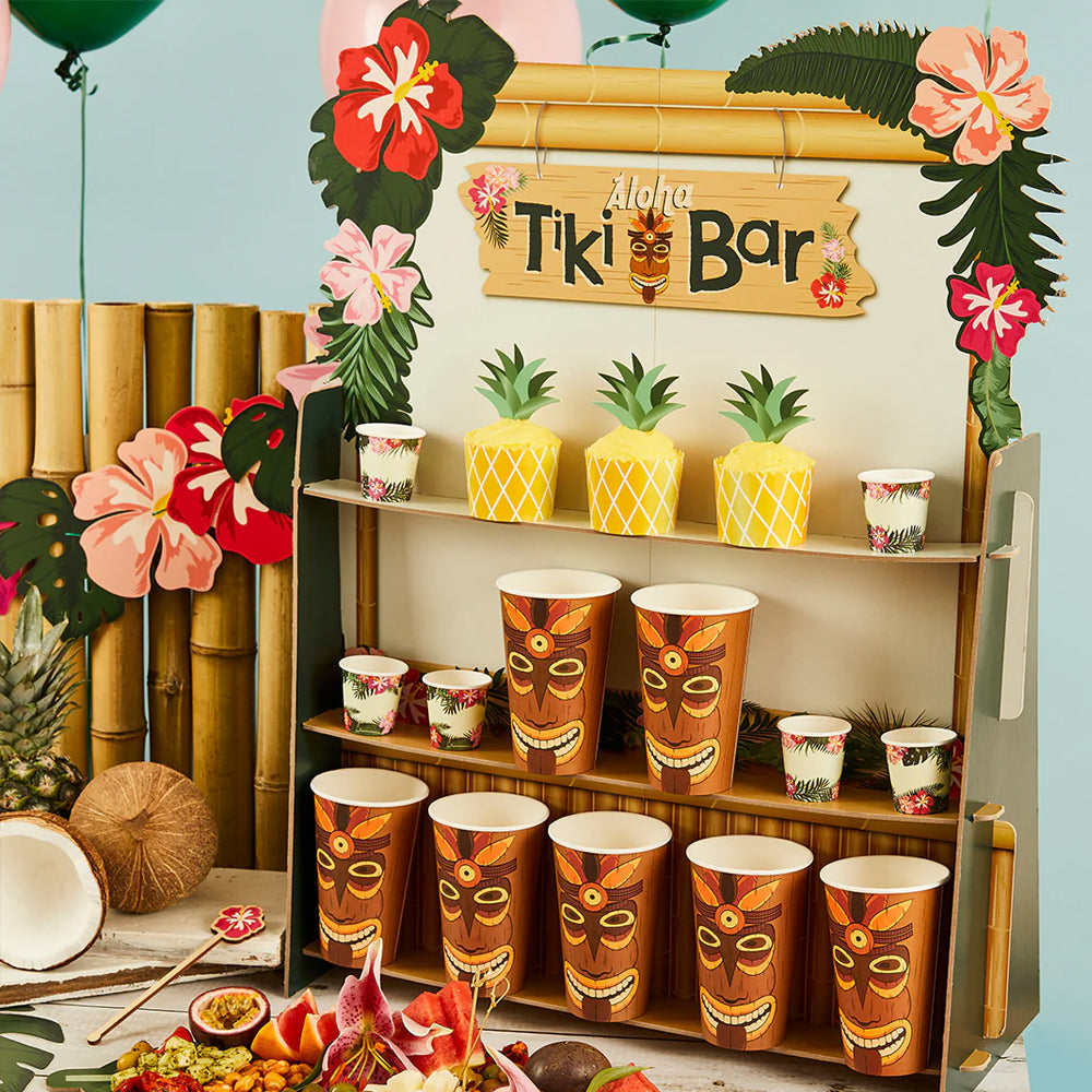 Tropical Tiki Bar Drinks Stand