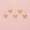 Gold Star Cake Candles - Pack of 5