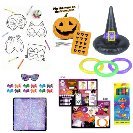 Halloween Games and Activities Pack for 4