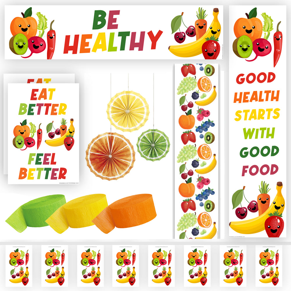 Healthy Eating Decoration Pack