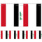 Iraq Paper Flag Bunting - 2.4m