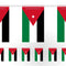 Jordan Paper Flag Bunting - 2.4m