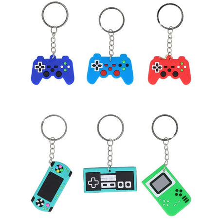 Gamer Keyring - Assorted Designs - 5cm - Each