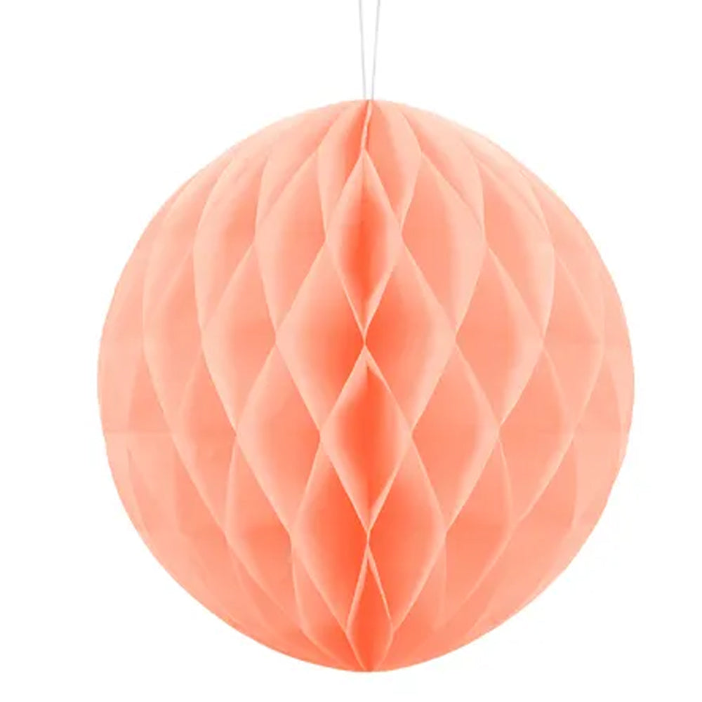 Coral Light Peach Tissue Ball - 20cm