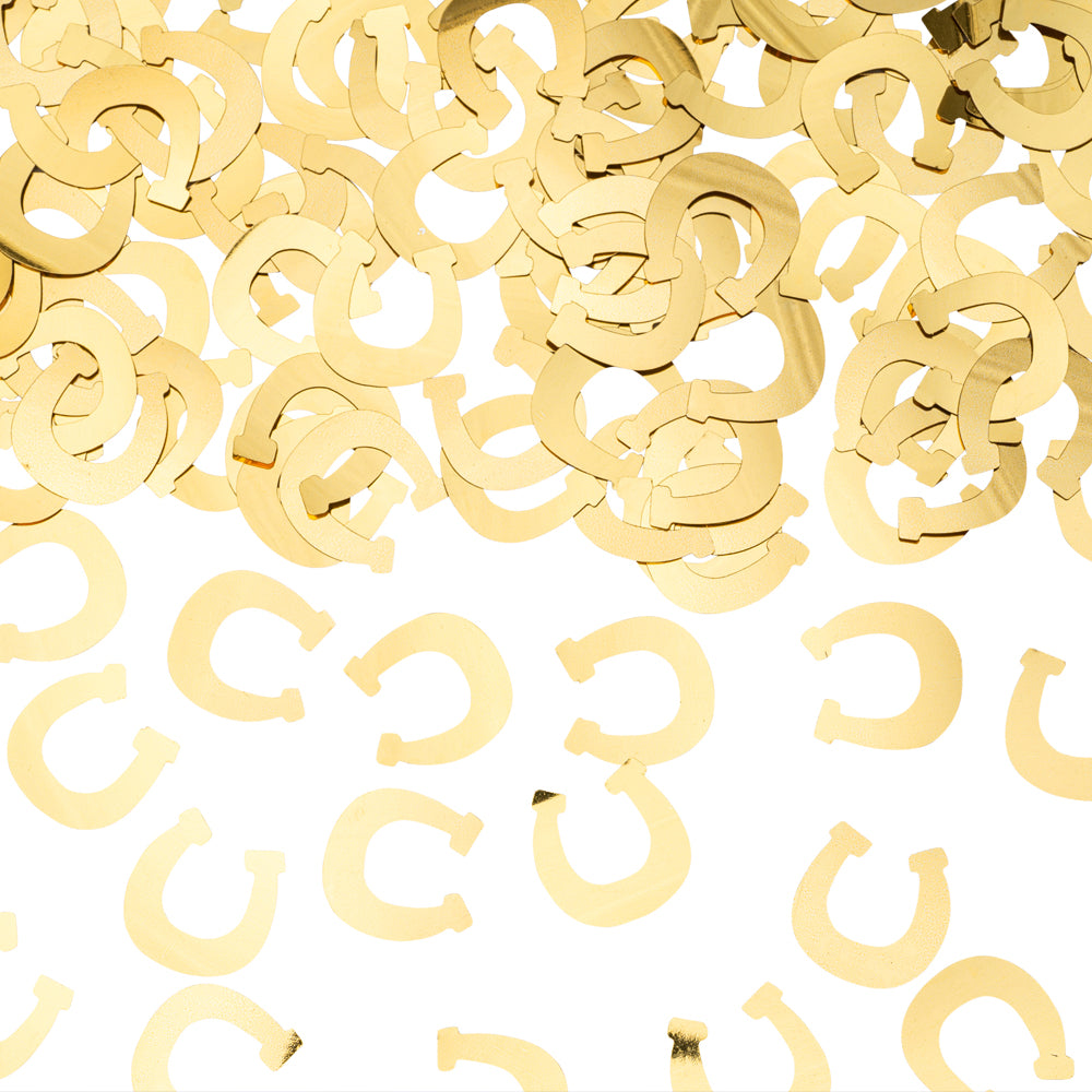 Gold Horseshoe Confetti - 15g