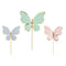 Butterfly Cake Topper Decorations - Pack of 9