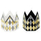 New Year Paper Party Crowns - 11cm - Pack of 2 Assorted Designs