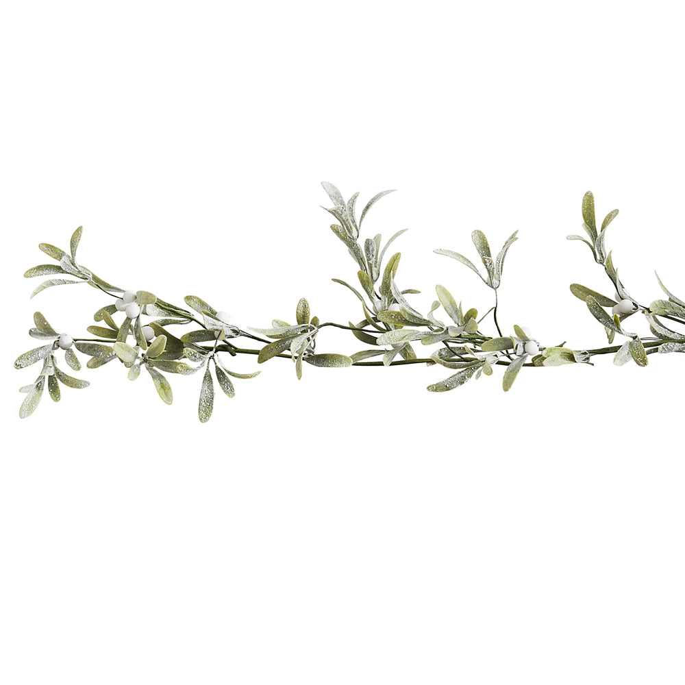 Christmas Mistletoe Foliage Garland - 1.5m