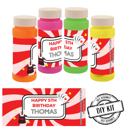 Personalised Bubbles - Magic Party - Pack of 8