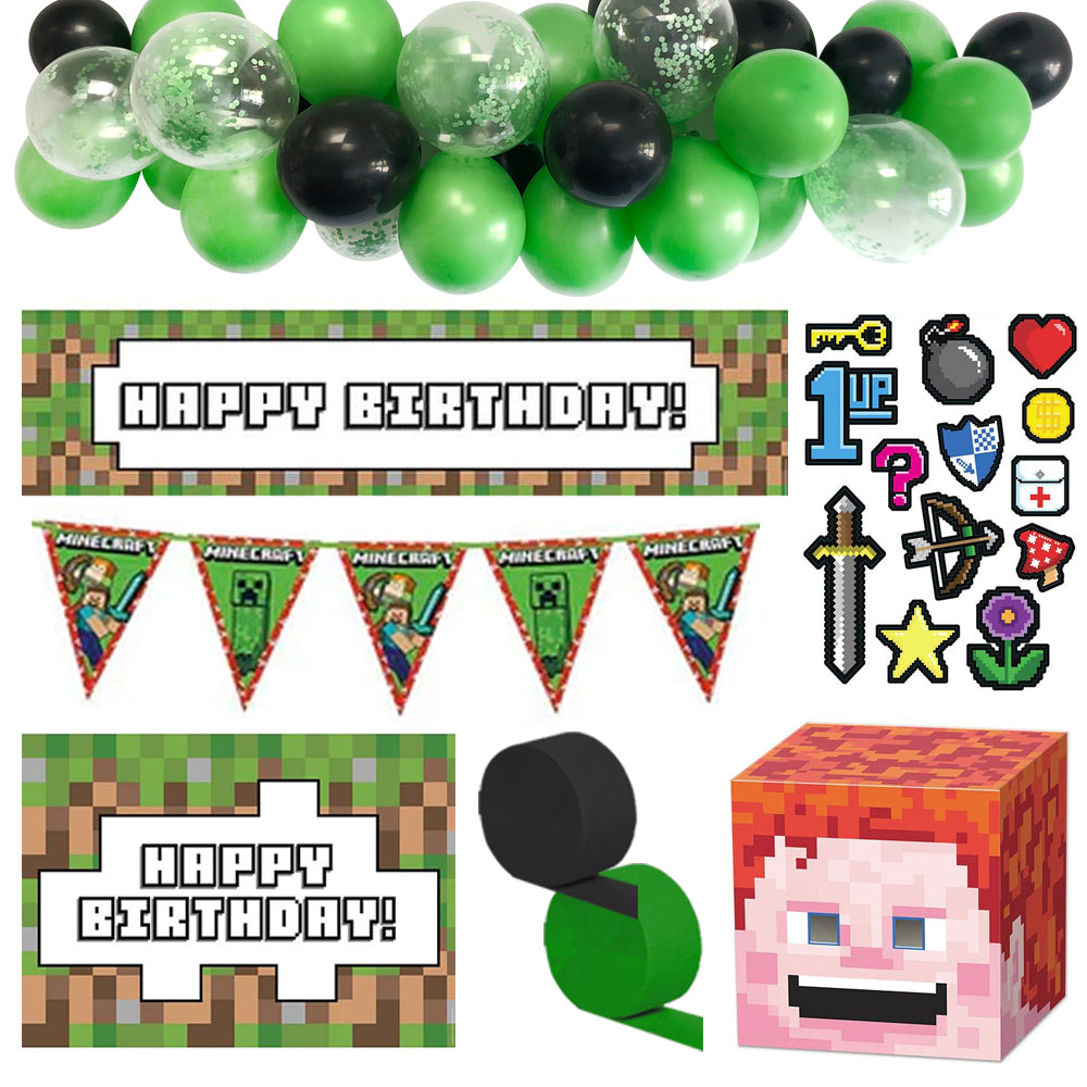 Minecraft Decoration Party Pack