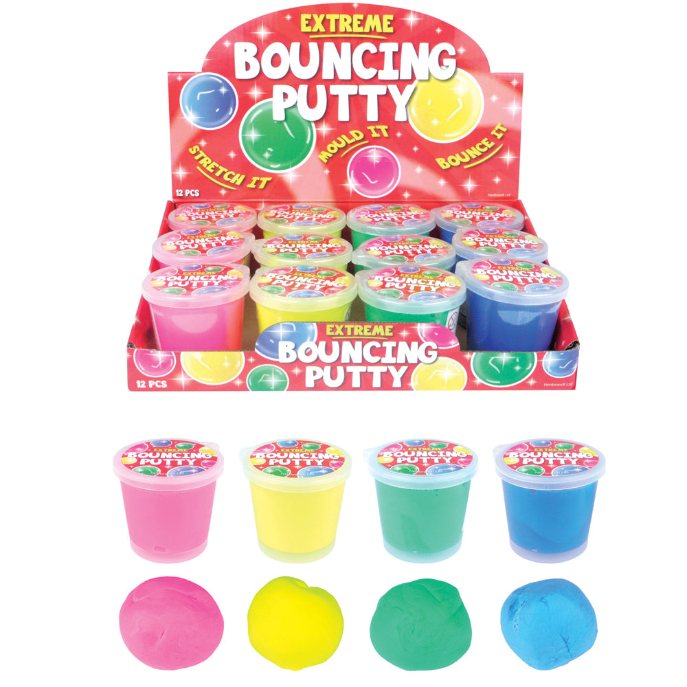 Bouncing Putty Tubs - 23g - Assorted Colours - Each