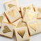 Gold Heart Foil Neapolitan Square Chocolates - 5g - Each