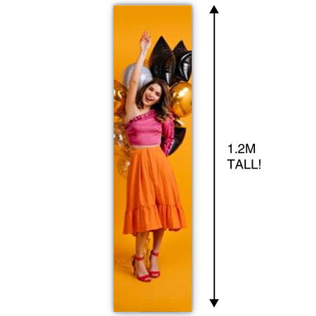 Full Length Photo Portrait Personalised Banner - 1.2m