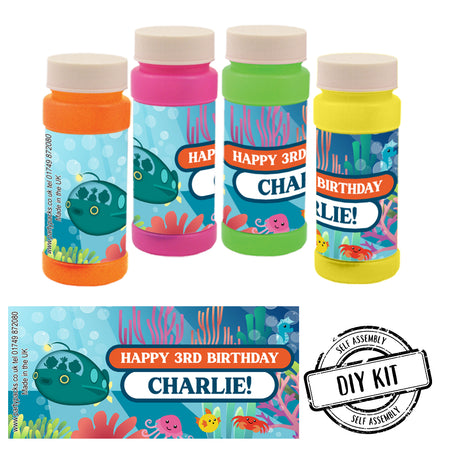 Personalised Bubbles - Octo-Adventures - Pack of 8