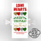 Christmas Love Hearts- Pack of 30