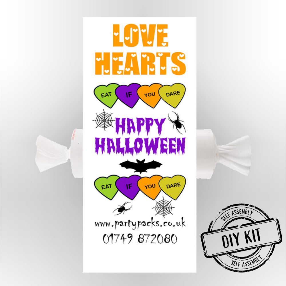 Halloween Love Hearts Sweets Kit- Pack 30