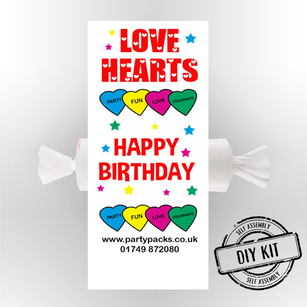 Happy Birthday Love Hearts- Pack of 30