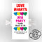 Personalised Love Hearts- Hen Party- Pack of 30