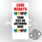 Custom Design Love Hearts- Pack Of 30