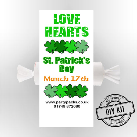 St. Patrick's Day Themed Love Heart Sweets- Pack of 30