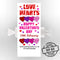 Valentine's Day Love Heart Sweets - Pack of 30