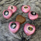 Pink Halloween Heart Chocolates Kit - Pink - Pack of 24