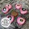 Pink Halloween Heart Chocolates Kit - Pink - Pack of 24