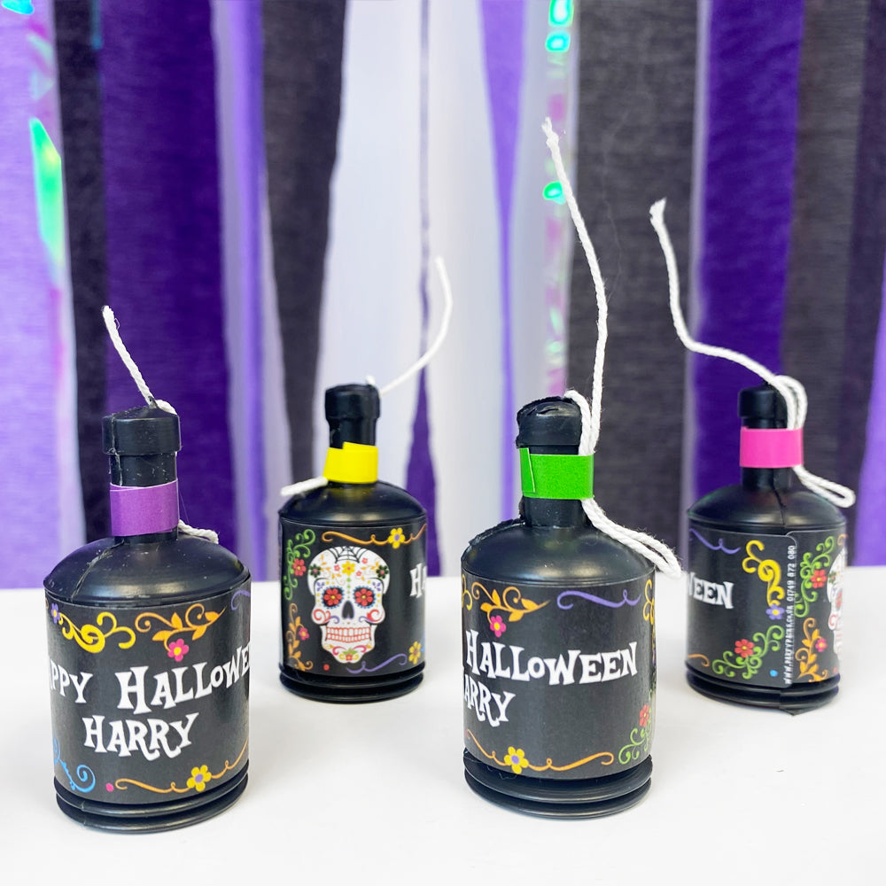 Day of the Dead Personalised Party Poppers Kit - Pack of 18