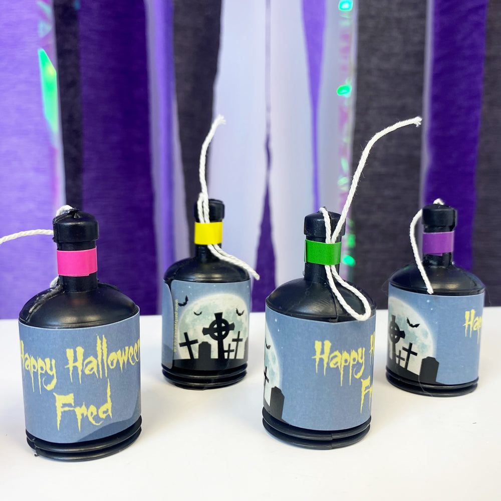 Personalised Party Popper Kit- Haunted Graveyard- Pack of 18