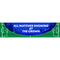 Football Watch Live Personalised Banner Decoration - 1.2m