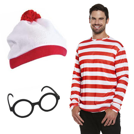 Where's Wally Fancy Dress Kit